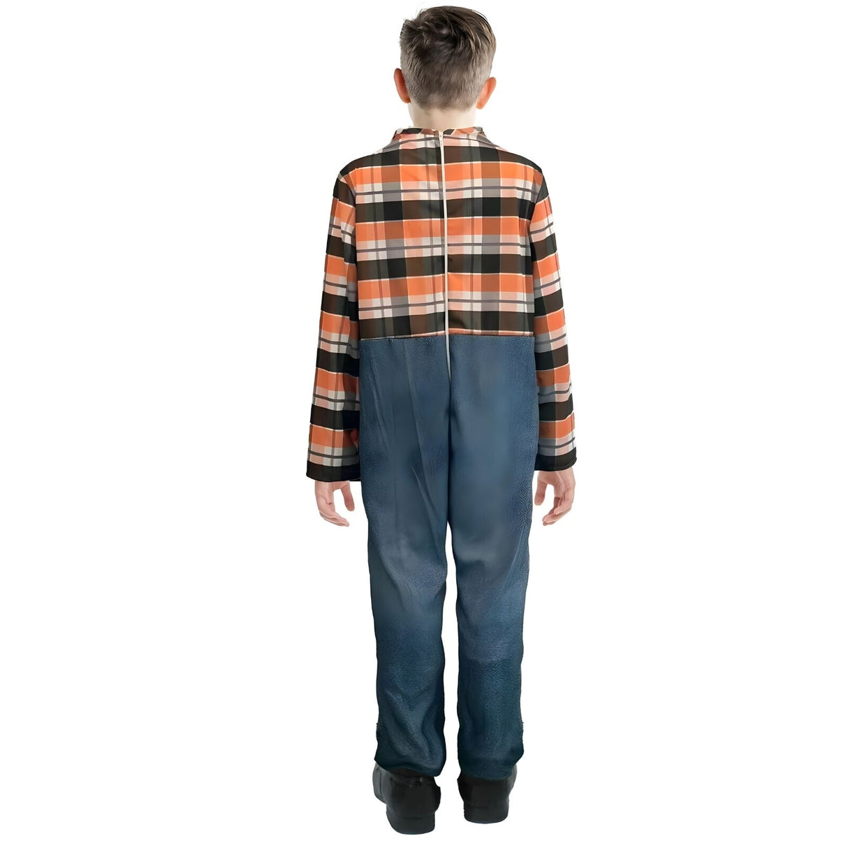 Kids Farmer Halloween Party Costume Childrens Overalls And Shirt Cosplay Outfit