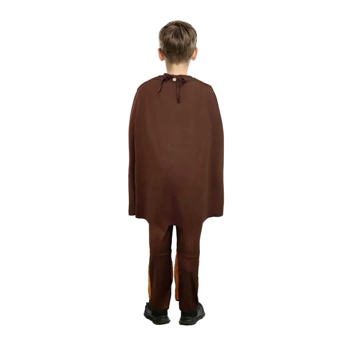 Kids Brown Viking Warrior Costume - Childrens Cape & Belt Set (6-9 & 10-12 Years)