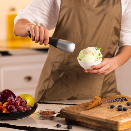 Zyliss Eco Handle Ice Cream Scoop Stainless Ergonomic Scoop Dishwasher Safe