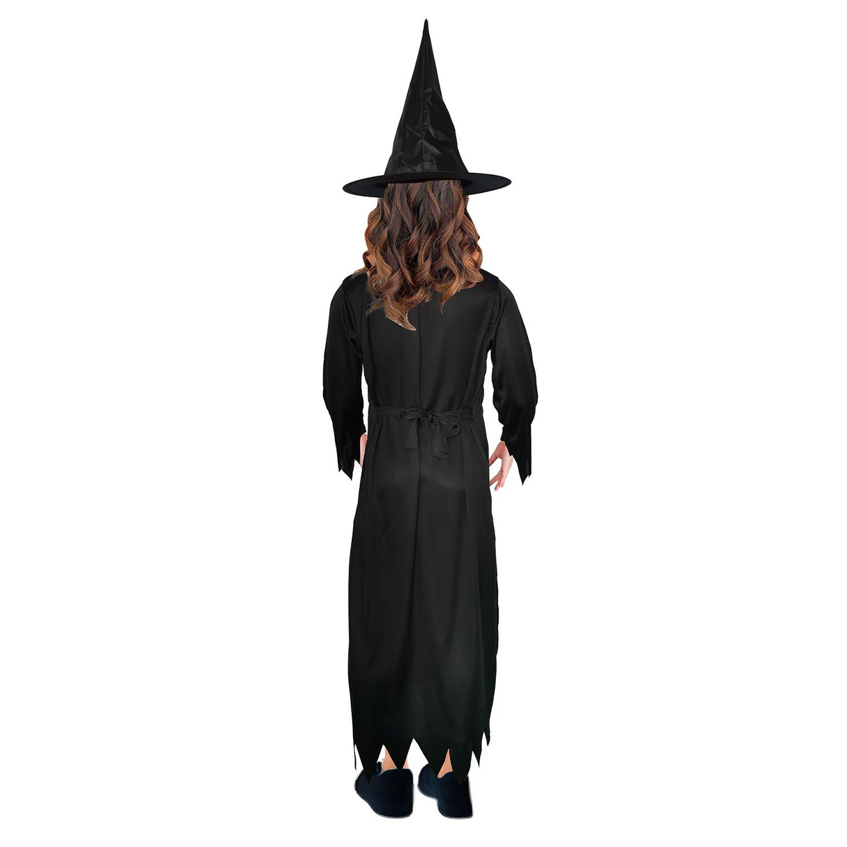 Children Wicked Witch Costume Halloween Wicked Party Dress Up - Black/Orange