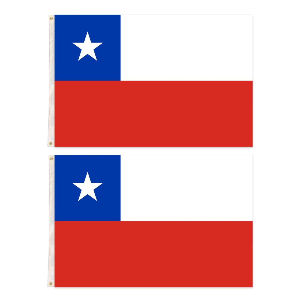 2x Chile Country Flags National Olympics 150cm x 90cm Chileno Chili Chi Chi Chi