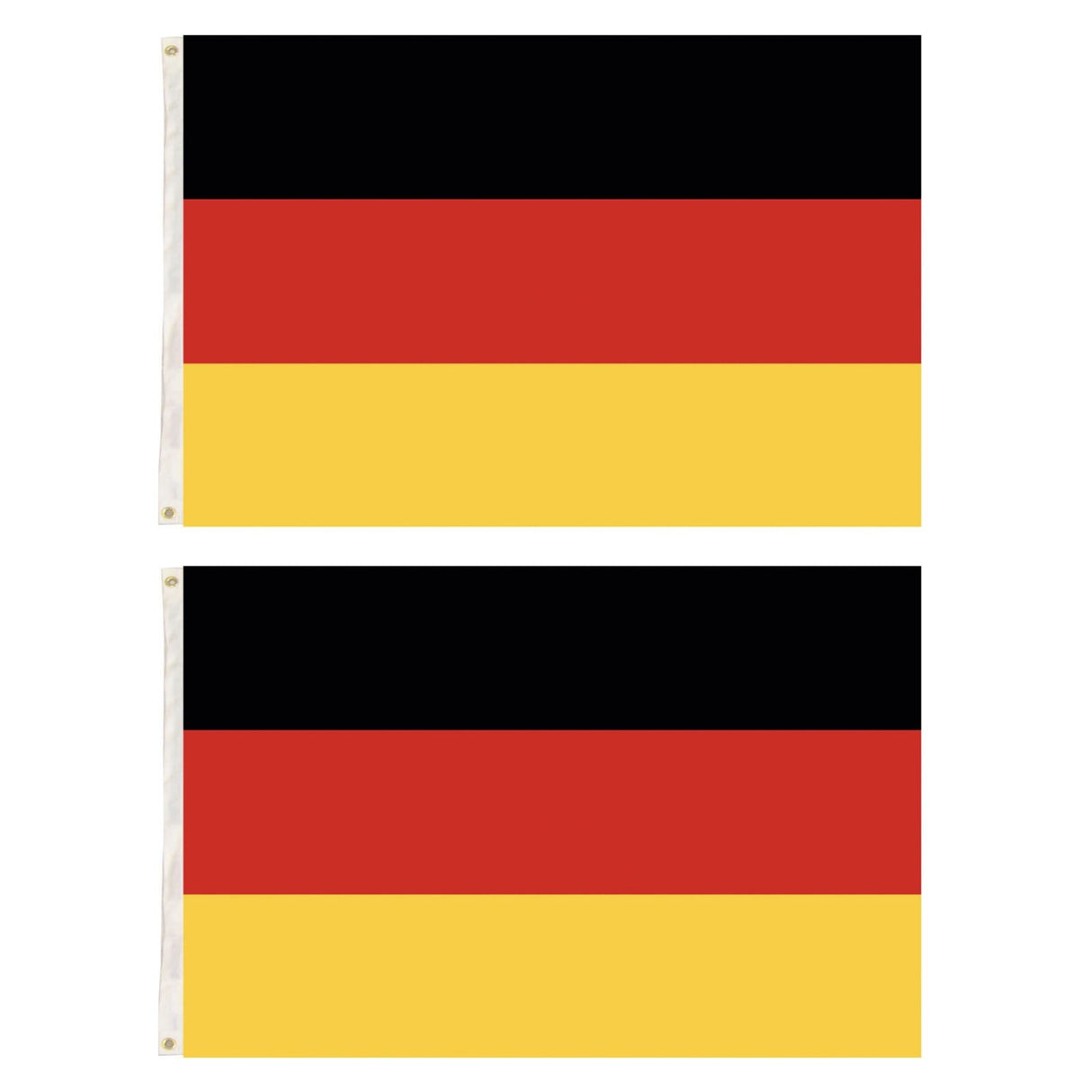 2x Germany Country Flags Deutschland Heavy Duty DE German - 150cm x 90cm