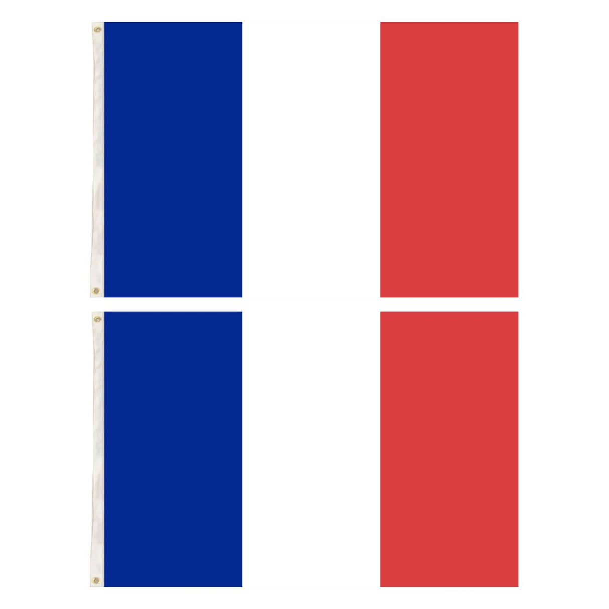 2x France Country Flags French Heavy Duty - 150cm x 90cm