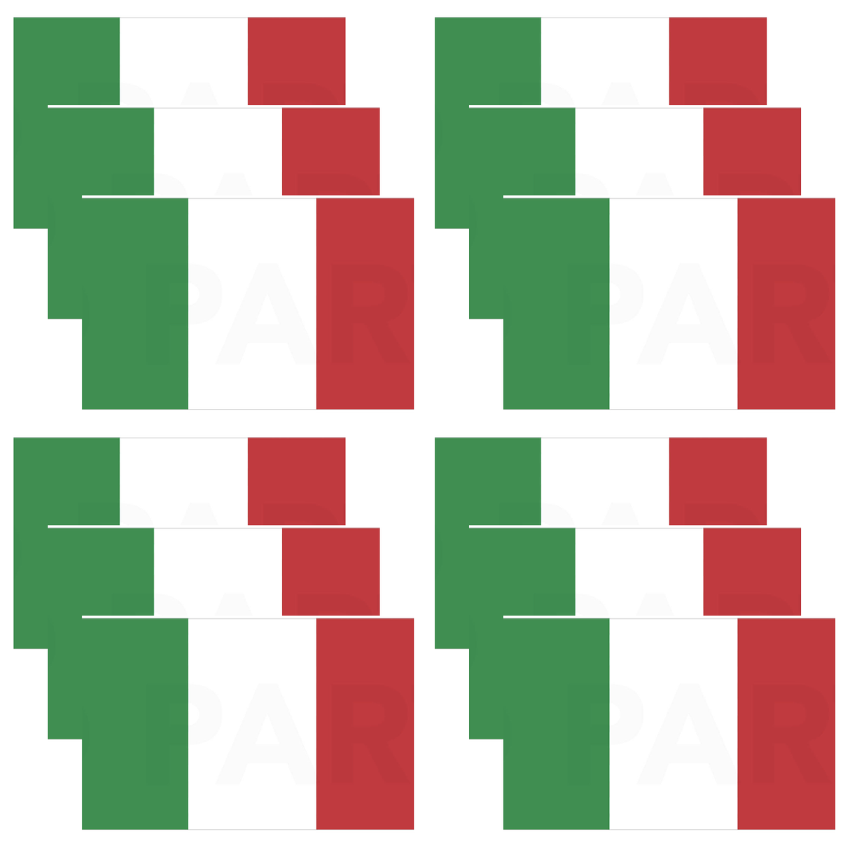 12x Italy Country Flag Italian Heavy Duty - 150cm x 90cm