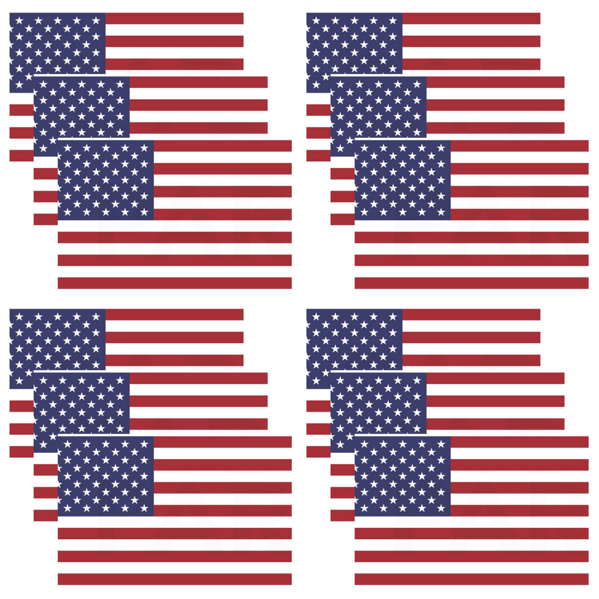 12x USA Country Flag Bulk - Heavy Duty American Flag (150cm x 90cm)