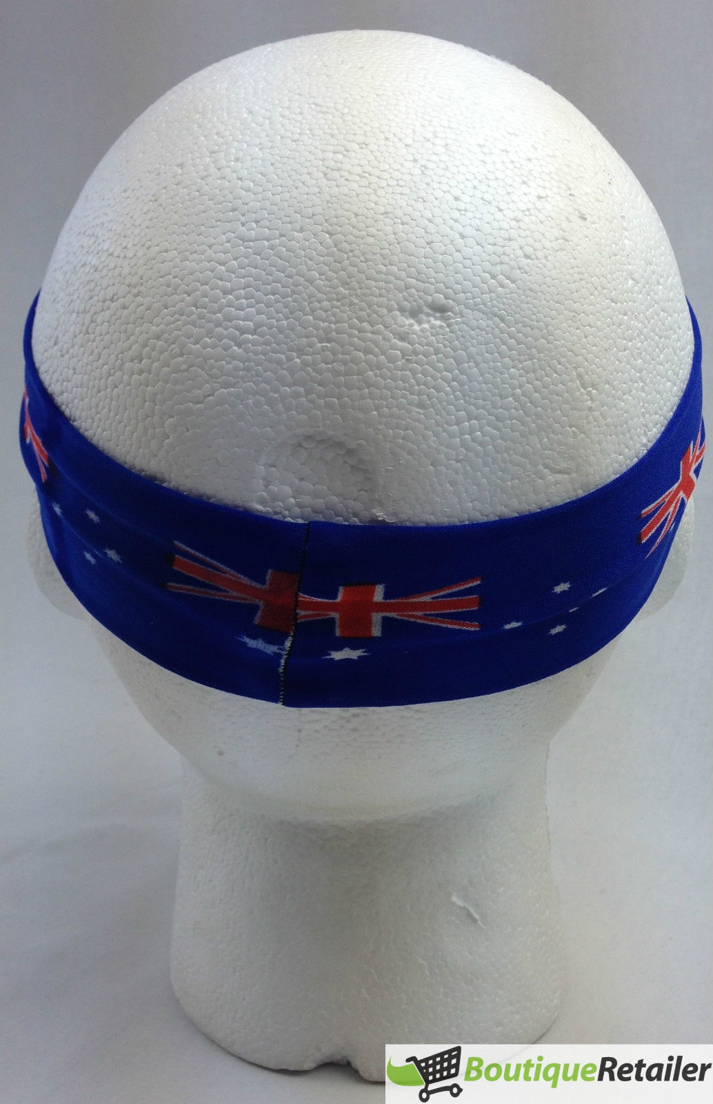 Blue Australia Flag Headband - Aussie Tennis & Cricket Accessory