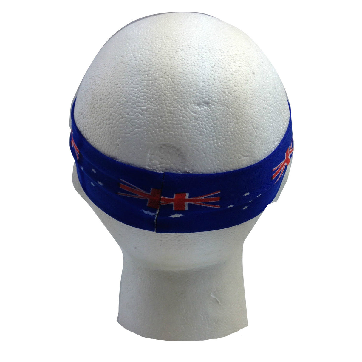 Blue Australia Flag Headband - Aussie Tennis & Cricket Accessory