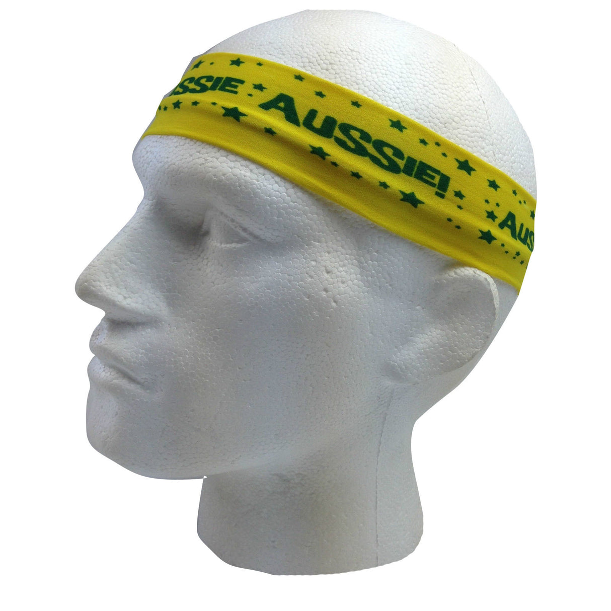 Australia Flag Headband Tennis Cricket Australia Day Aussie Costume in Green/Gold