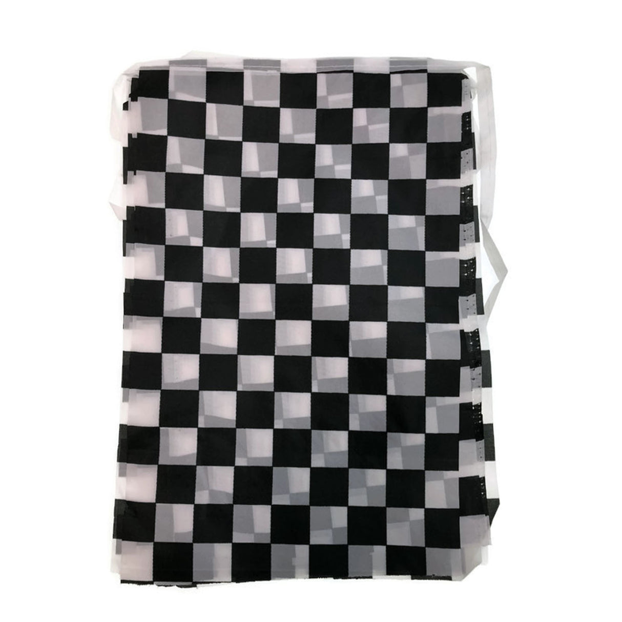 CHECKERED BUNTING FLAG Race Car Chequered Flag Banner Hanging Decoration Rectangular