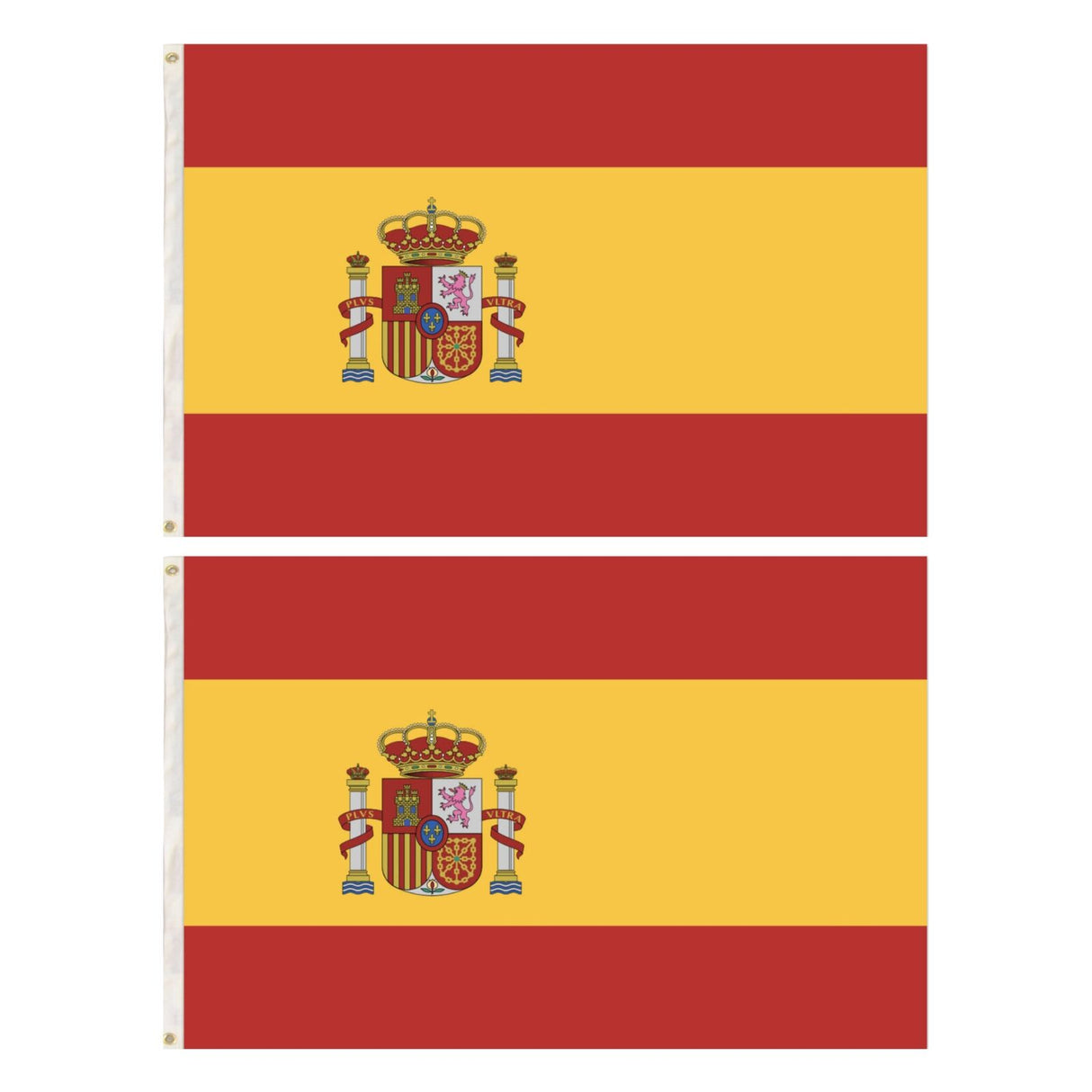 2x Spain Spanish Country Flags Heavy Duty Outdoor España - 150cm x 90cm