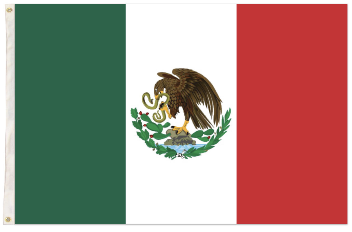 12x Mexico Country Flag Bulk - Heavy Duty Mexican Flag (150cm x 90cm)