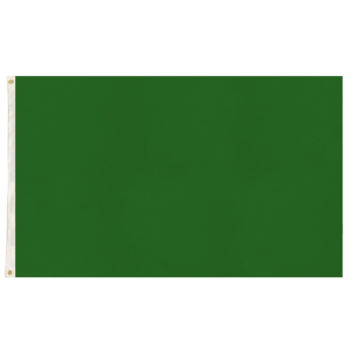 Plain Green Flag - School Colours/Houses - Sports Days (90x150cm)