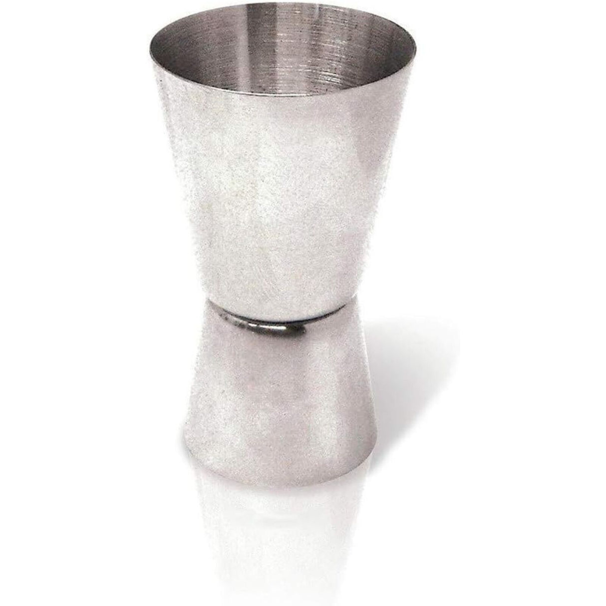 VIN BOUQUET Stainless Steel Jigger Double Ended Shot Measurer in Silver