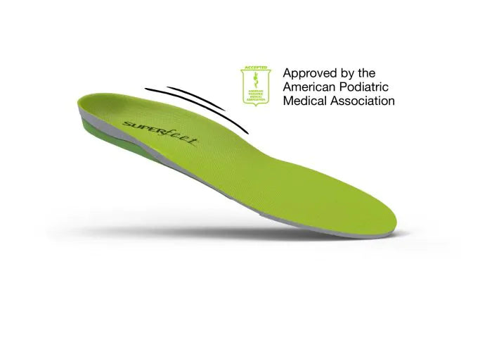 Superfeet Unisex All-Purpose High Arch Support Insoles - Green (Orthotics)