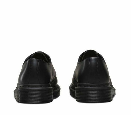 Dr. Martens Mono Smooth Flats Women's Lace-Up Shoes - Black