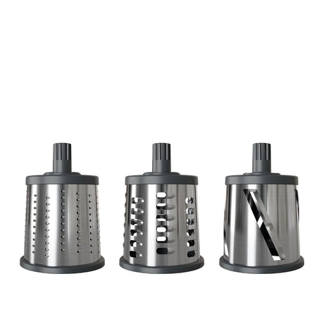 Zyliss Gourmet Drum Grater 3 Stainless Steel Drums with Suction Base