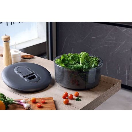 Zyliss Easy Spin Salad Spinner Large AquaVent Quick Dry Vegetable Salad Washer