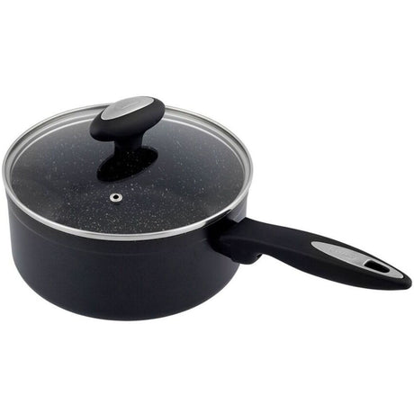 Zyliss Ultimate Forged 18cm/2L Non-Stick Saucepan w/ Lid Cover - Black