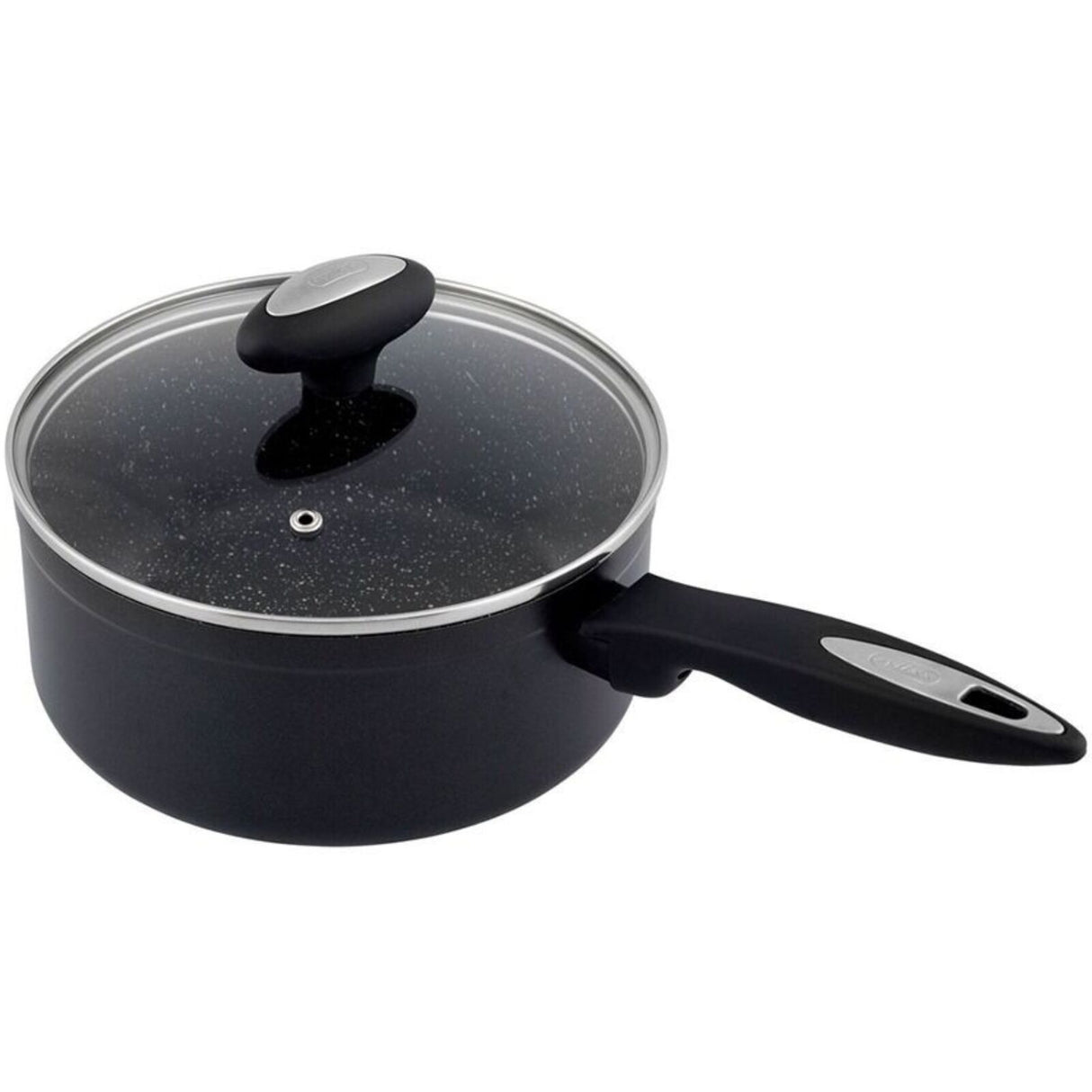 Zyliss Ultimate Forged 18cm/2L Non-Stick Saucepan w/ Lid Cover - Black