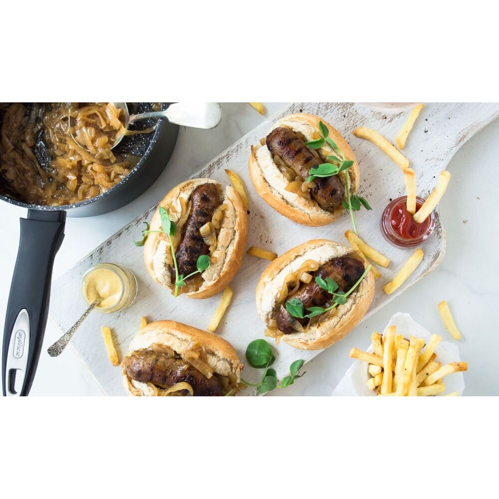 Zyliss Ultimate Forged 18cm/2L Non-Stick Saucepan w/ Lid Cover - Black