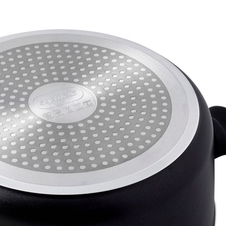 Zyliss Ultimate Forged 20cm/2L Non-Stick Stock Pot w/ Lid Cover - Black
