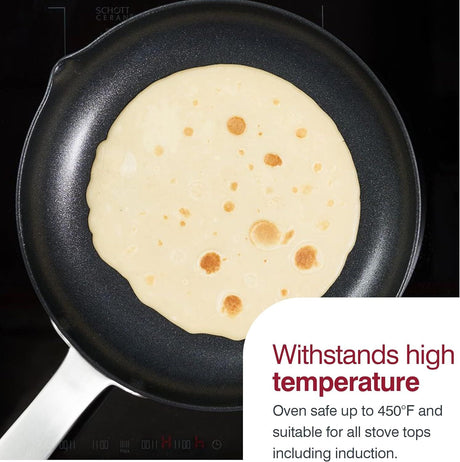 Zyliss Ultimate Pro Non-Stick Aluminium 20cm Round Frying Pan - Black