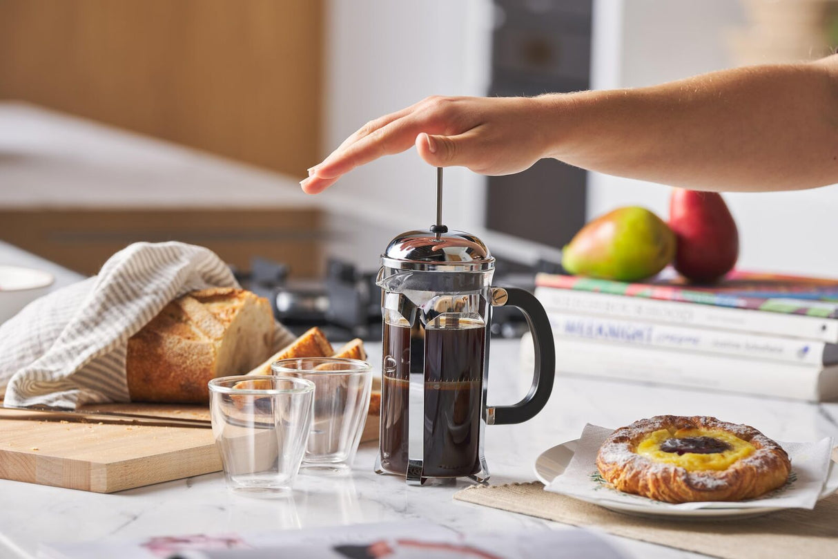 Avanti Domo Café Press Coffee Plunger 350ml 3 Cup in Stainless Steel