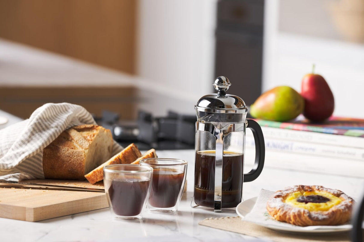 Avanti Domo Café Press Coffee Plunger 350ml 3 Cup in Stainless Steel
