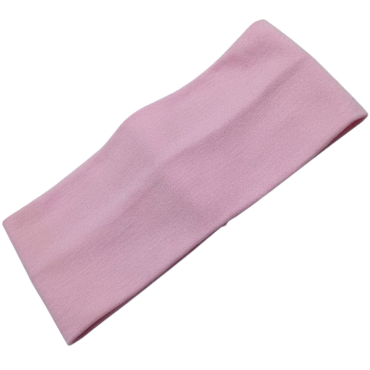 Light Pink Sports Headband - 8cm Elastic Stretch Hair Band (Yoga/Gym)