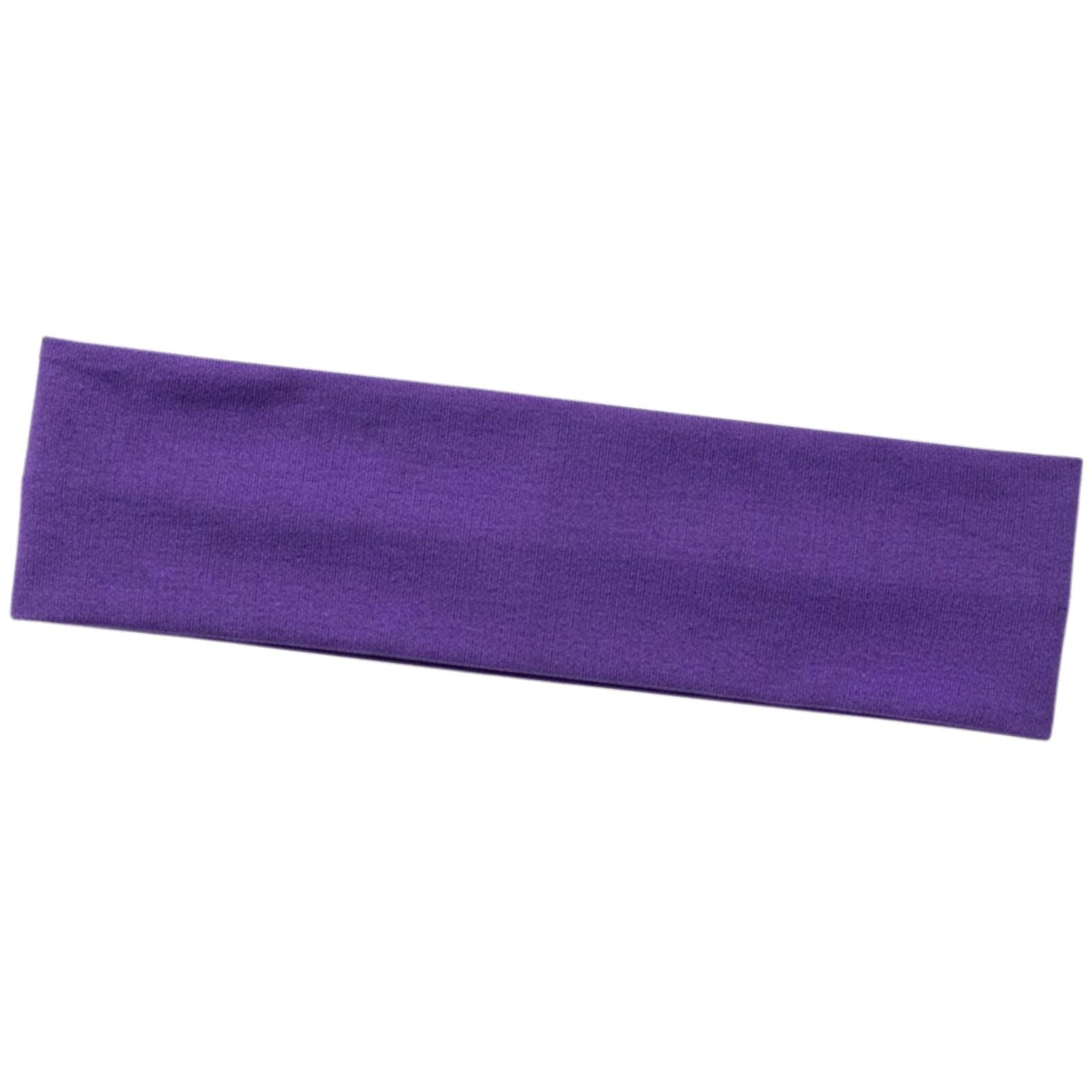 Purple Sports Headband - 8cm Elastic Stretch Hair Band (Yoga/Gym)
