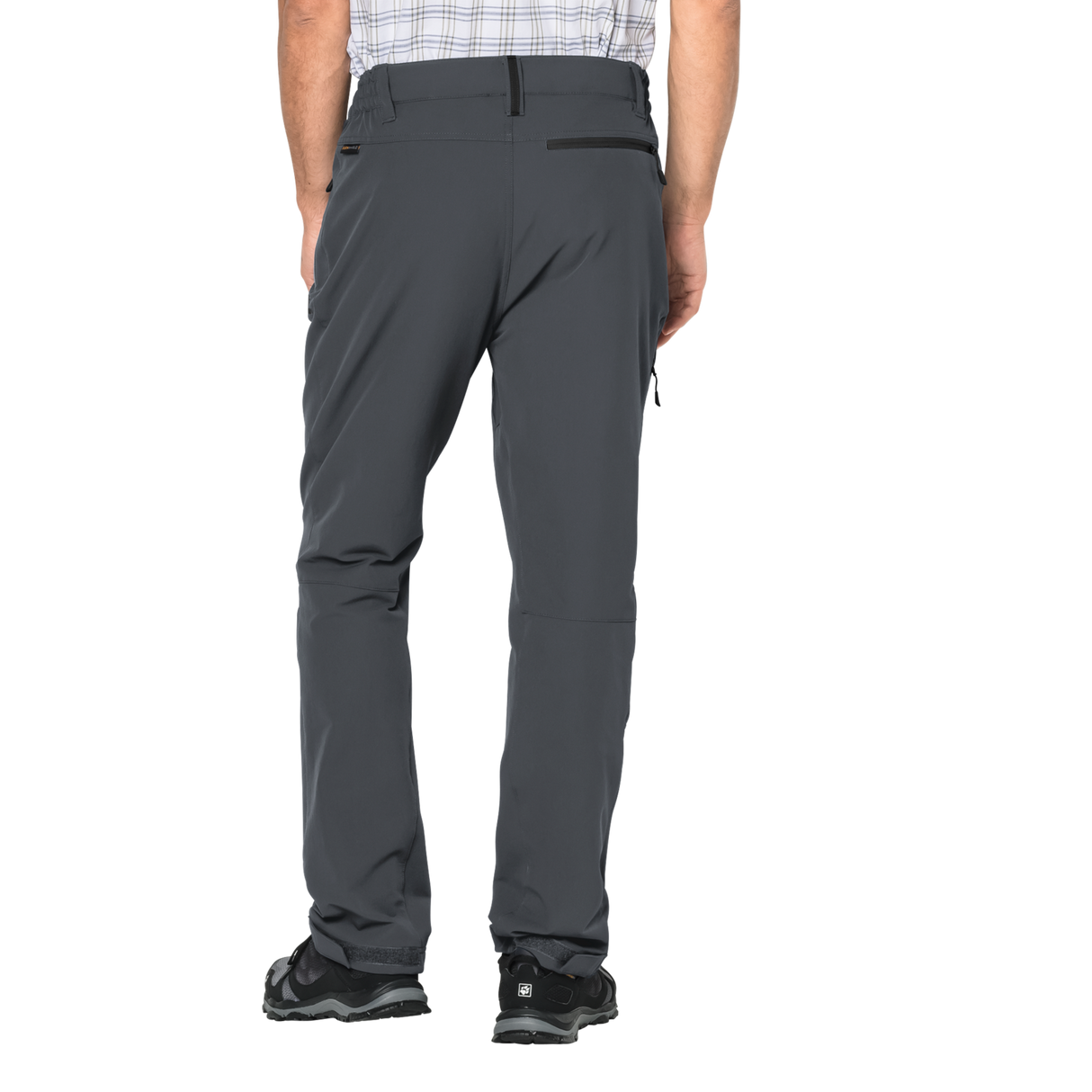 Jack Wolfskin Activate XT Mens Softshell Hiking Pants - Dark Iron (PFC Free Trekking Trousers)