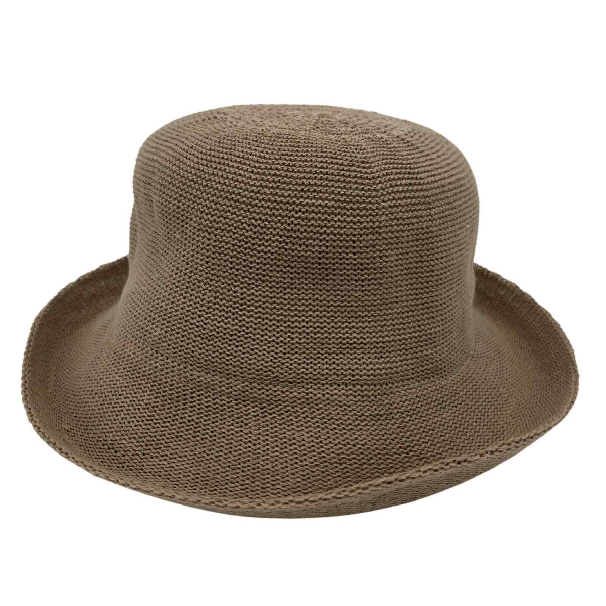 Jacaru 1507 Knitted Bucket Hat - Small Brim (Foldable One Size Vegan Friendly)