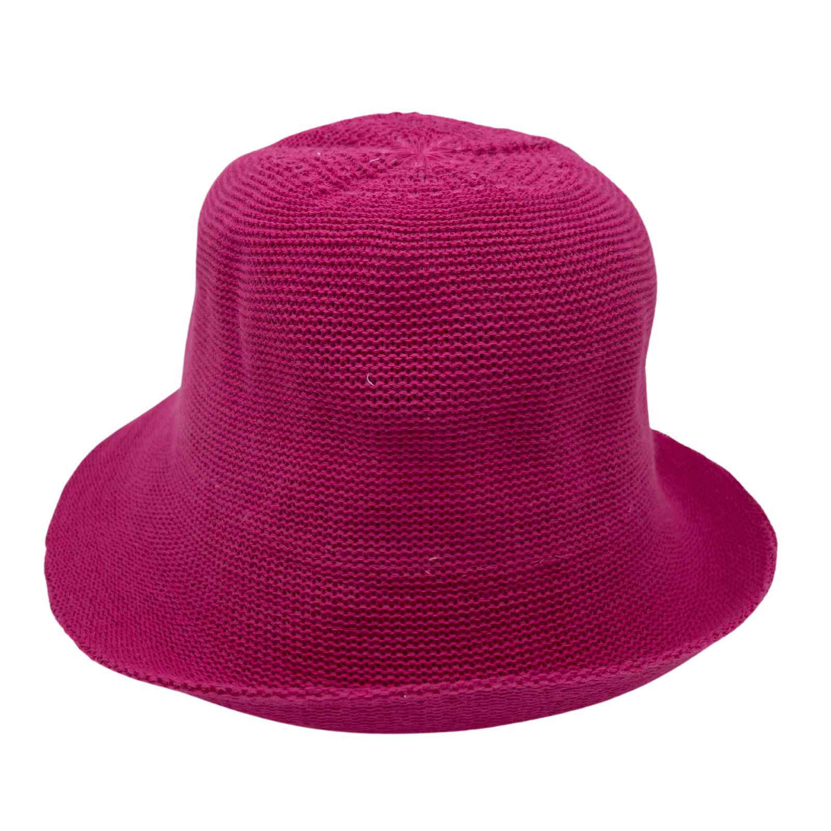 Jacaru 1507 Knitted Bucket Hat - Small Brim (Foldable One Size Vegan Friendly)