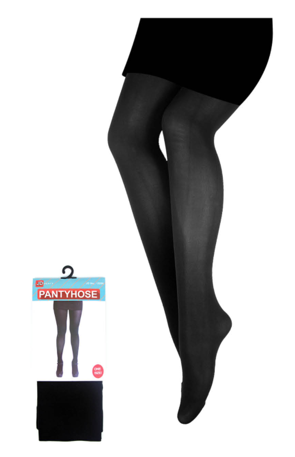 Black Pantyhose Tights - Womens Stockings Hosiery (One Size)