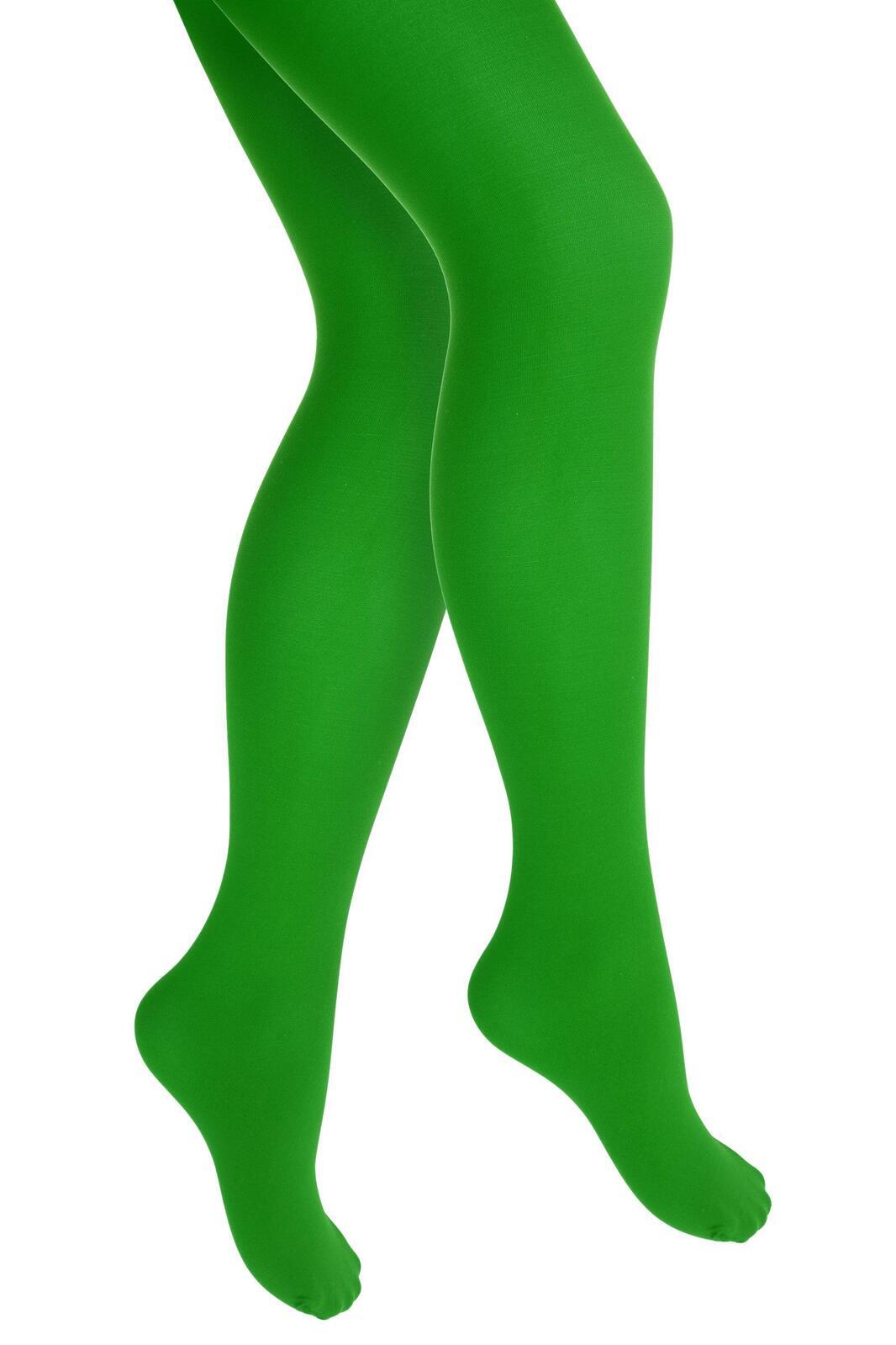 Green Pantyhose Tights - Womens Stockings Hosiery (One Size)