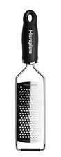 Microplane Gourmet Coarse Grater Black Stainless Steel 32cm Non Slip Handle