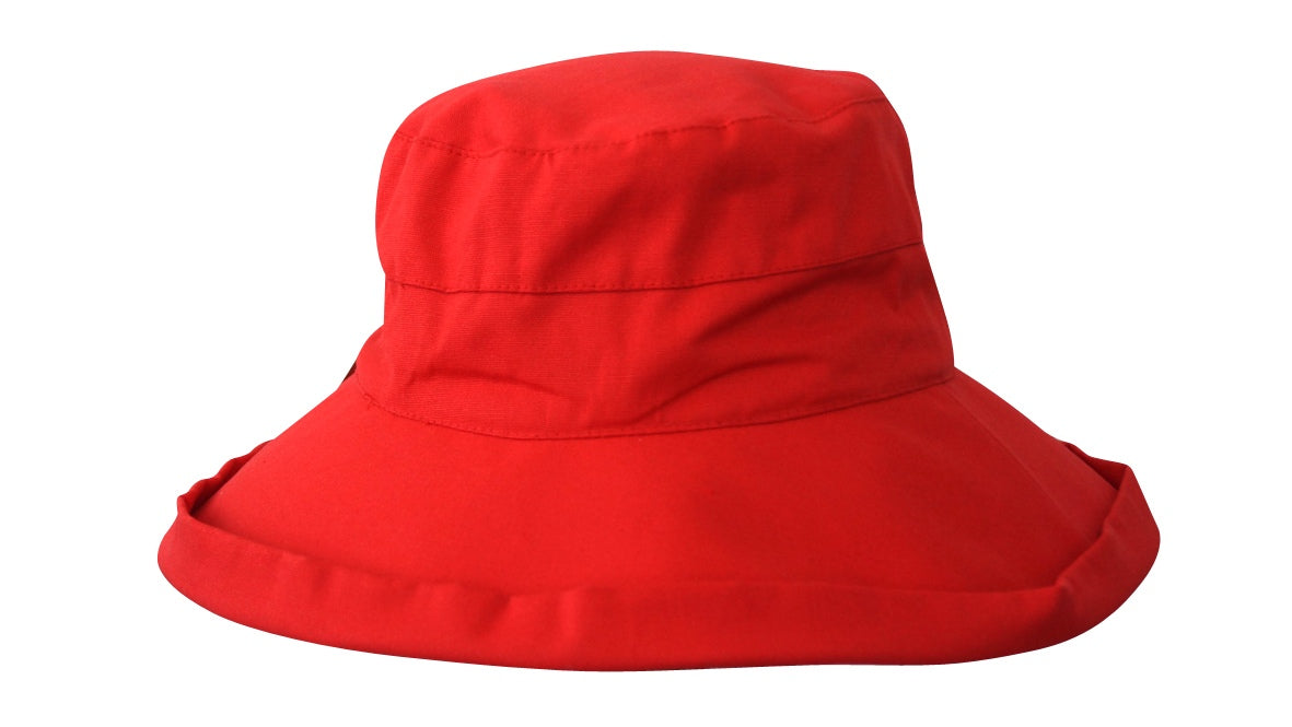 Jacaru 1530 Cotton Beach Hat - Foldable & UPF 50+ (One Size Vegan Friendly)