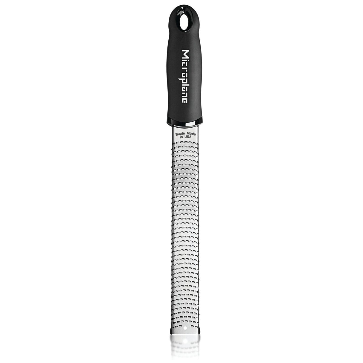 Microplane Premium Classic Zester Grater Black Stainless Steel Soft Grip Handle