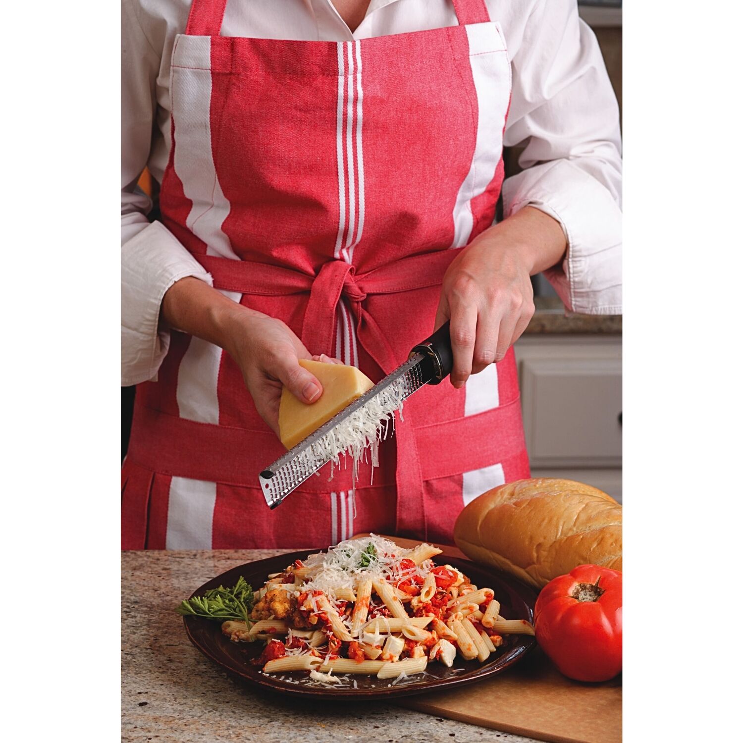 Microplane Premium Classic Zester Grater Black Stainless Steel Soft Grip Handle