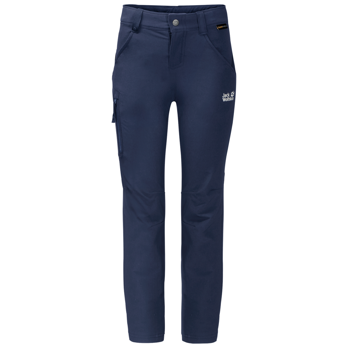 Jack Wolfskin Kids Activate Pants Hiking Trekking Outdoor Childrens Trousers - Navy Blue