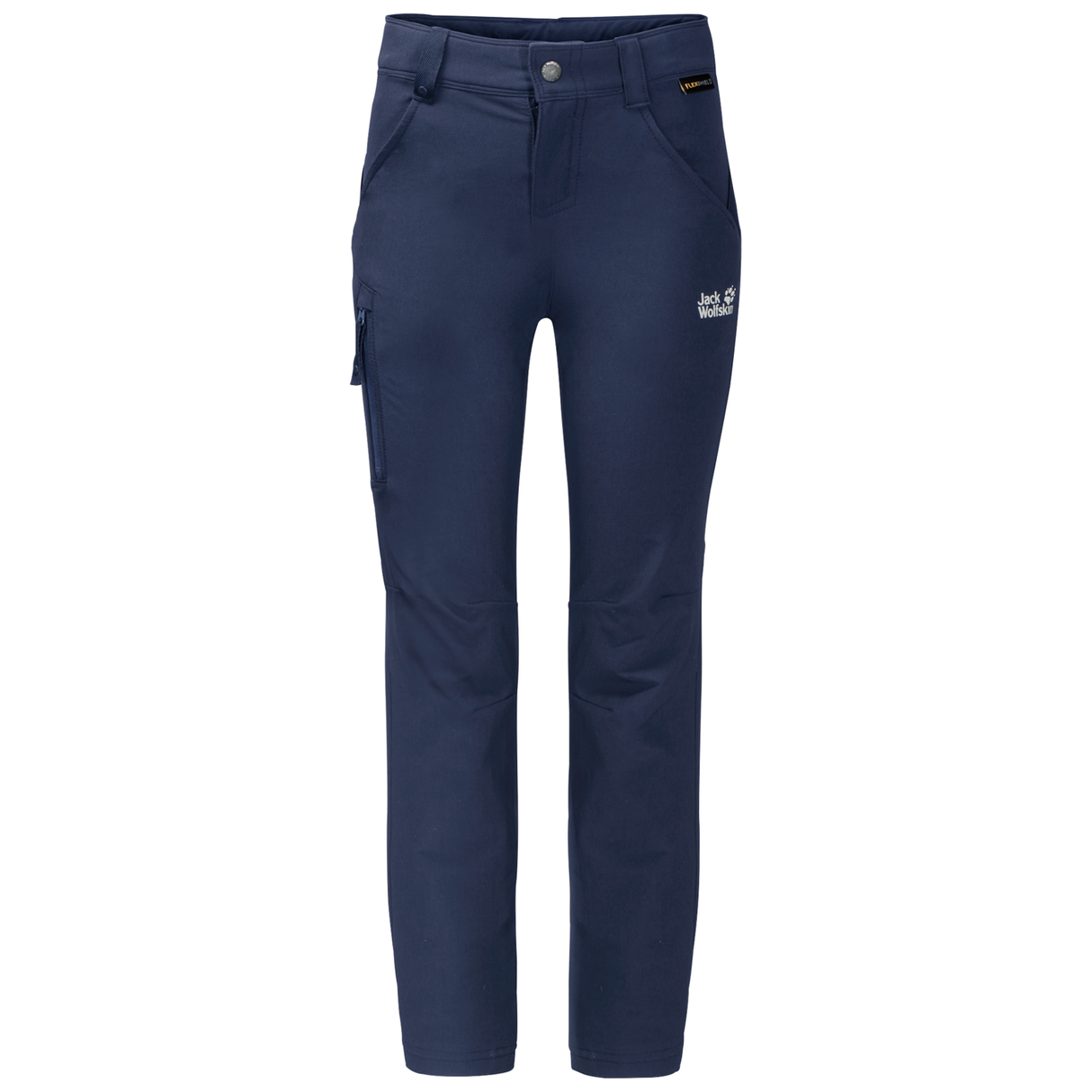 Jack Wolfskin Kids Activate Pants Hiking Trekking Outdoor Childrens Trousers - Navy Blue
