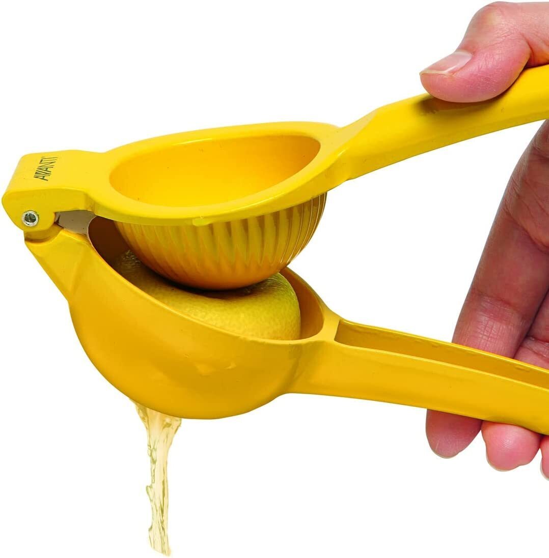 Avanti Lemon Squeezer Metal Presser Juicer Citrus - Yellow