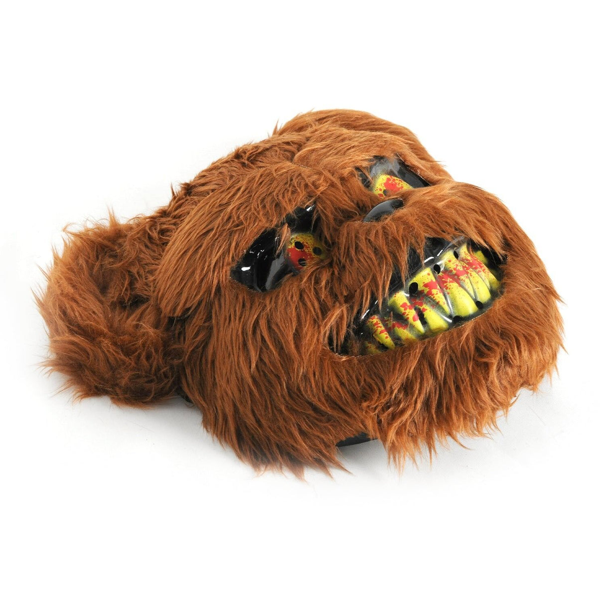 Scary Brown Bear Fluffy Animal Mask Costume Halloween Party Dress Up