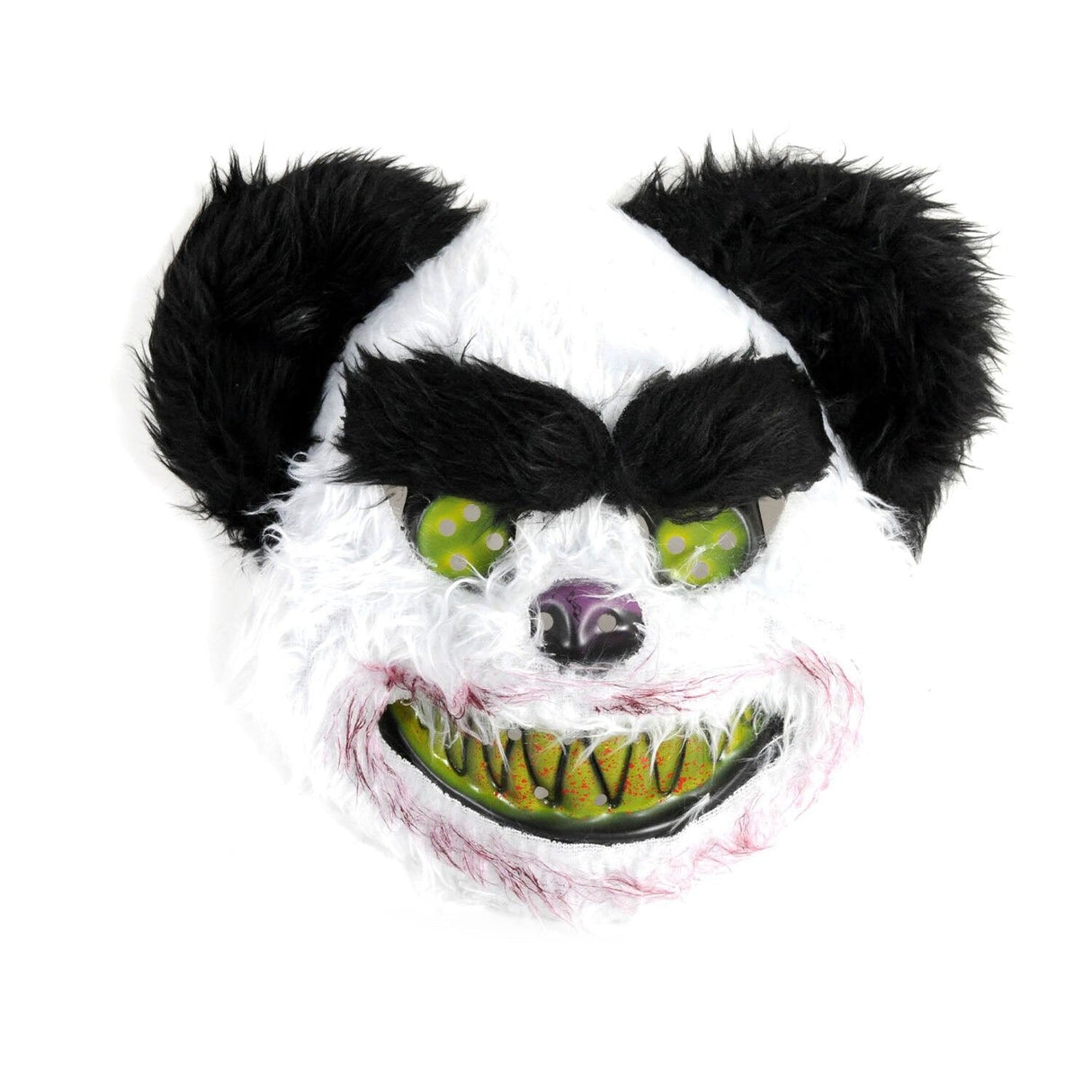 Scary Dog/Panda Bear Fluffy Animal Mask Costume Halloween Party Dress Up