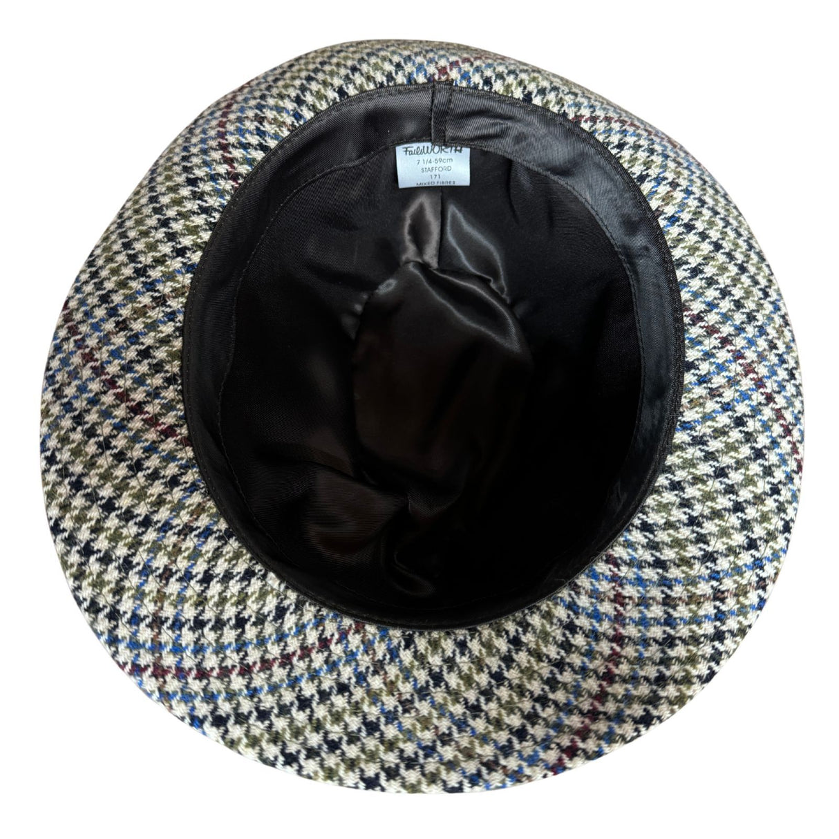 Failsworth Stafford Mens Mixed Fibres Solid Brim Trilby Hat - 59cm