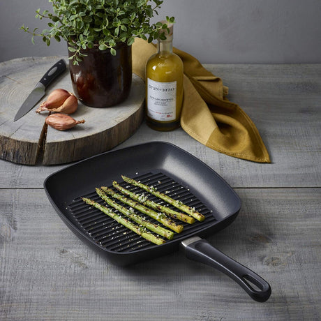 SCANPAN Classic Induction Grill Pan 27 x 27cm Non Stick Cast Aluminium Oven Safe
