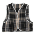 Childrens Grey Checkered Party Costume Vest Boys Kids Victorian, Cowboy or 1920s Style