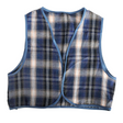 Childrens Blue Checkered Party Costume Vest Boys Kids Victorian, Cowboy or 1920s Style