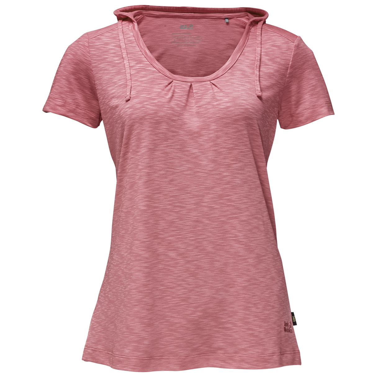 Jack Wolfskin Womens Travel Hoody Top Hoodie T Shirt Comfortable Tee - White Sand