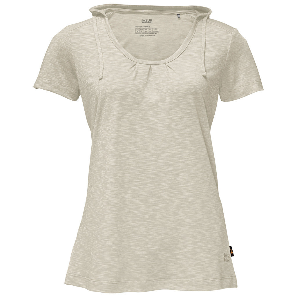 Jack Wolfskin Womens Travel Hoody Top Hoodie T Shirt Comfortable Tee